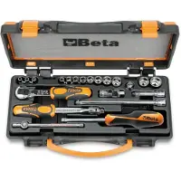 Beta Doppendoos met 13 zeskant dopsleutels en 8 toebehoren 900/C13-8 - 009000954