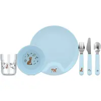 Mepal Mio Kinderservies set Little Dutch - 6-delig - Kraamcadeau - Kinderservies - Forest Friends