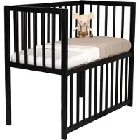 Colorfull Home Collection Co-Sleeper Colorfull Home Dewi Linea Classic Open Black