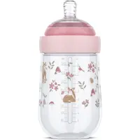 Mepal Mio Babyfles Little Dutch - 240 ml - Anti-koliek - Spiraalontwerp voorkomt verstopping - Siliconen van medische kwaliteit - Fairy Garden