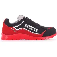 Sparco NITRO MARCUS – Veiligheidsschoen S3L met sportieve look en waterafstotend microvezel - Rood / 39