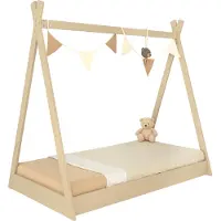 Colorfull Home Collection Peuterbed 70x140 Vloerbed Tipi Sand V2