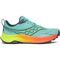 Saucony Loopschoen 'PEREGRINE 16' marine / aqua / lichtgroen