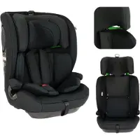 Novi Autostoel Novi Jules V2 i-size Gordel All Black 76-150 cm