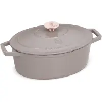 Berlinger Haus 6541 - Gietijzeren braadpan - Taupe collection - 30 cm - beige
