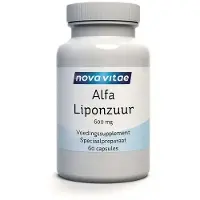 Nova vitae Alfa liponzuur 600 mg