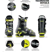 Roces - Idea Up - Skischoenen - Kinderen - 16.0-18.5 (25-29) - Wit - Roze