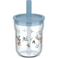 Mepal Kinderglas Mio 250 ml met rietje - Forest Friends