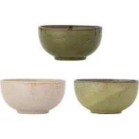 Bloomingville Addison schalen groen set van 3 stuks