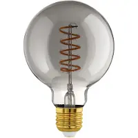 Eglo Smart lamp E27 | Globe G95 | Smokey | 2000K | Zigbee | 4W