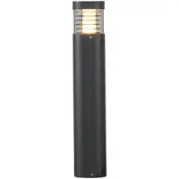 LUCANDE LED tuinpadverlichting - tuinlamp LUCIUS, zwart, Aluminium, Modern, LED buitenlamp