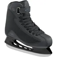 Roces – RSK 2 – IJshockeyschaatsen – Schaatsen Heren – Zwart – Stevige Constructie & RVS IJzer – Maat EU 42