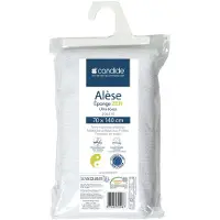 Candide alèse éponge viscose de bambou 70 x 140 cm blanc