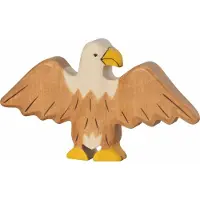 Holztiger Bosdieren - Arend - 14X2X9Cm - Houten Figuur - Handgemaakt