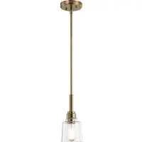 Kichler LED Hanglamp Aivian | 1X E27 Max 60W | Dimbaar | Weathered Brass