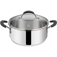 Lagostina casserole Casseruola ø 26 cm Tempra RVS - glazen deksel - 4 L