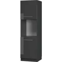 Vicco Fame-Line Ovenombouwkast – 60 cm open Antraciet Hoogglans