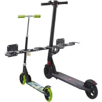 Mottez Wandparkeerplaats voor steps - staal - B 1060 x D 245 x H 150 mm - ruimte voor antidiefstalsysteem - 6 plaatsen