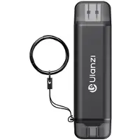 Ulanzi CR3 3-in-1 Card Reader 4.0 met USB-A en USB-C