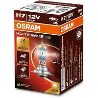 Osram Night Breaker Serie - Halogeen Autolamp - 220% Helderder Licht - H7 - Lange Reikwijdte