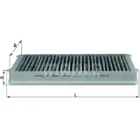 MAHLE ORIGINAL LAK 59 Interieurfilter