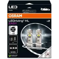 Osram H3 12v Pk22s Non-road Legal Ledriving Hl Easy 6000k Autolicht 2 Eenheden