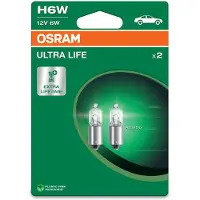 Osram Automotive 4062172394796 Halogeenlamp Ultra Life H6W 6 W 12 V