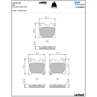 Delphi Remblokset LP3725, achter