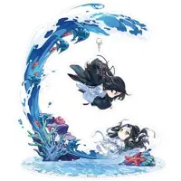 Sakami Merchandise Grandmaster Of Demonic Cultivation Acrylic Diorama Wei Wuxian & Lan Wangji Zhao Xi Chi Version 18 Cm Figuur