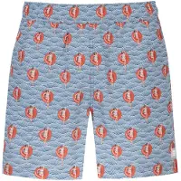 Mey Zwemshorts 'Wave Swing' navy / lichtblauw / rood / wit