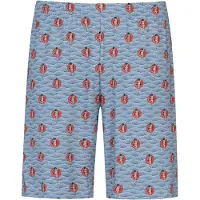 Mey Pyjamabroek 'Wave Swing' navy / lichtblauw / rood / wit