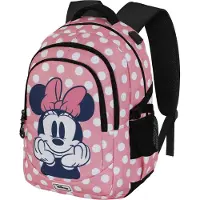 KARACTERMANIA Rugzak 'Minnie Mouse Closer-PLUS Running ' rosa / lichtrood / zwart / wit