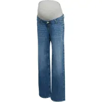 Vero moda Maternity Jeans 'VMMTESSA' blauw denim / stone grey