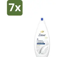 Dove 7 x – Badcrème – Indulging Cream – 720 ml - Badcrème - Badcrème 720 Ml - Badcrème Voor Huid - Badcrème Voor Zintuigen - Zachte Reiniging