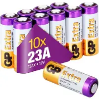 GP Gd143 23a 12v - Mn21 Button Battery 10 Units Goud