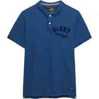 Superdry Shirt blauw / zwart
