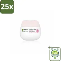 Garnier 25 x - SkinActive - Botanische Dagcrème - Rozenwater - Droge & Gevoelige Huid - 50 ml - Grootverpakking - Dagcrème - Rozenwater - Droge Huid - Gevoelige Huid - Hydraterende Crème