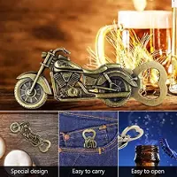 Karma Motorfiets Sleutelhanger met Flesopener - Retro Design in Bronskleur