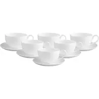 Villeroy & Boch Kaffeetassen mit Untertassen Royal 200 ml
