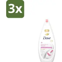 Dove 3 x – Badcrème – Soothing Almond Oil & Hibiscus – 720 ml - Douchegel - Huidverzorging - Kalmerend - Schuim - Amandelolie