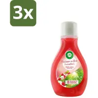 Airwick 3 x Air Wick – Luchtverfrisser – Actieve Wiek Framboos & Bloesem – 375 ml - Luchtverfrisser - Geur - Framboos En Bloesem - Actieve Wiek - Geurverspreiding