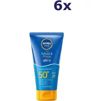 Nivea SUN Zonnebrandcreme SPF 50 - Protect & Hydrate Ultra - 6x150 ml voordeelverpakking