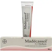 Bayer Madecassol 40gr (Centella 1%) - Litteken Letsel Brandwonden Acne Rimpel Crème | Betere vernieuwde versie van Madeleb Krem | Exfoliating skin cream | Dagcreme - 1 Tube