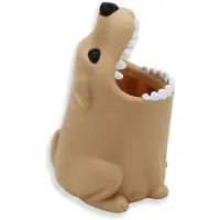 Winkee - Toothbrush Holder - Dog - Beige - Compact