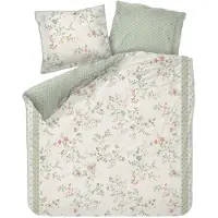Pip studio Dekbedovertrek Kili Flower Wit Percal-200 x 200 / 220 cm | 2-Persoons