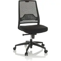 Hjh OFFICE Bureaustoel / Draaistoel PORTO ECO I Zitting Stof / Rug Mesh zwart