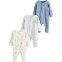 Next Nachtkledij lichtbeige / duifblauw / lichtgrijs