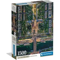 Clementoni - Puzzel - 1500 Stukjes - Vliegend Over Parijs - Puzzel Voor Volwassenen - High Quality Collection