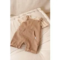 Feetje T-shirt Sssiesta zand Beige Jongens Katoen Ronde hals Effen - maat 68