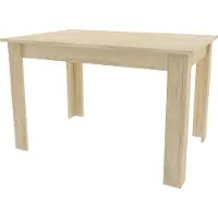 Leobert Eettafel NP 120x80 - SONOMA - Modern Design, Kleur: Eiken Sonoma, Geschikt voor Keuken, Eetkamer en Woonkamer, 120 x 80 cm